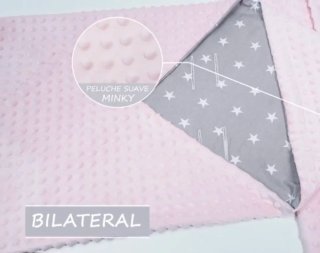 Manta bebé para silla coche estrellas