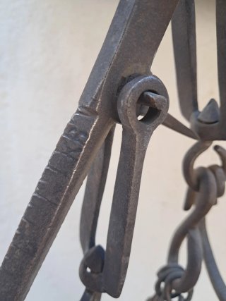 Balanza romana antigua de metal