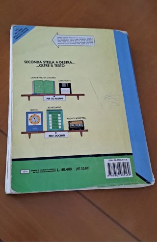 Libro di antologia "Seconda stella a destra"