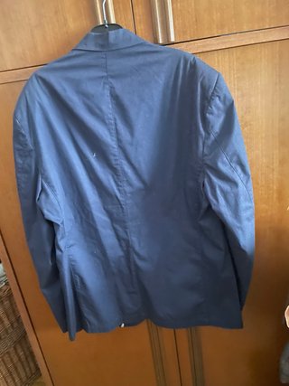 Giacca uomo cotone blu taglia XL