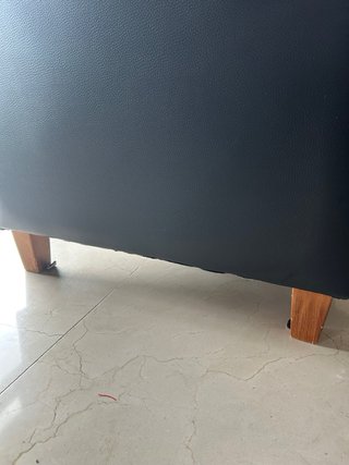Sillón butaca negro piel
