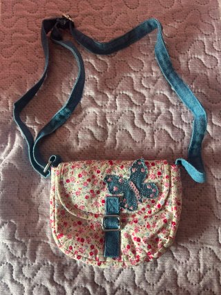Bolso tela infantil mariposa