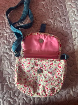 Bolso tela infantil mariposa