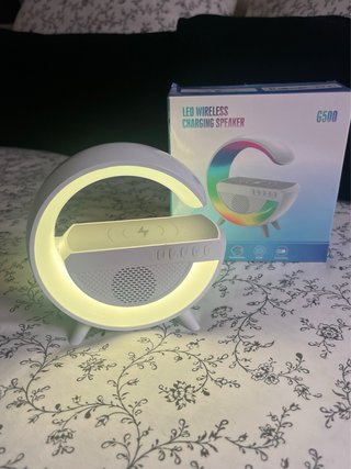 Altavoz Bluetooth Lámpara LED 7 Colores