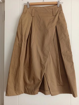 Gonna midi Zara cammello taglia S