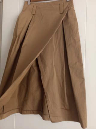 Gonna midi Zara cammello taglia S