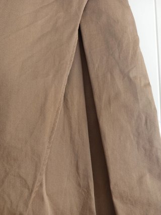 Gonna midi Zara cammello taglia S
