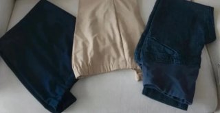Ropa premamá: Pantalones Beige y Azul