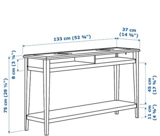 Consola IKEA LIATORP Blanca