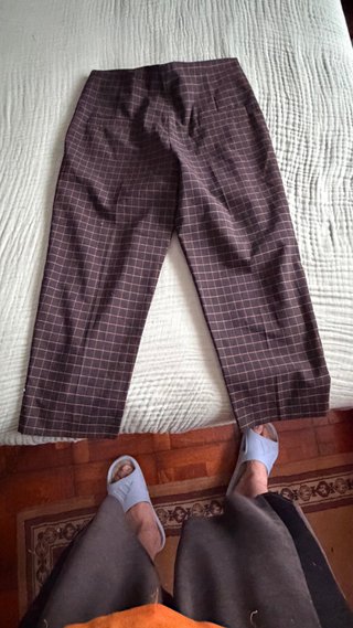 Pantalón Bimba y Lola Cuadros Talla M