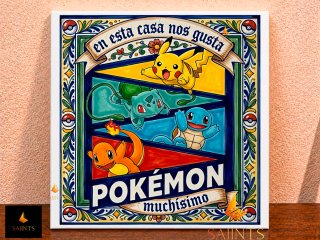 Azulejo Decorativo Pokémon