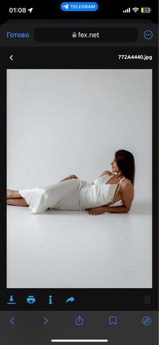 Vestido largo blanco satinado