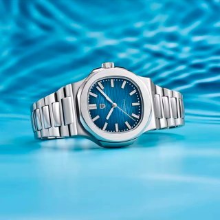 Reloj Automático Hombre Esfera Azul