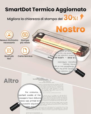 Stampante Termica Portatile A4 Bluetooth