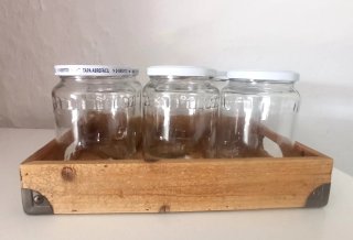 Conjunto 6 Tarros Cristal Grandes