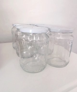 Conjunto 6 Tarros Cristal Grandes