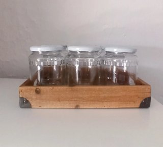 Conjunto 6 Tarros Cristal Grandes