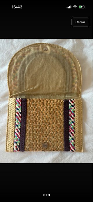 Bolso de Paja Zara con flecos