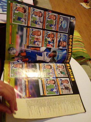 Álbum Liga 2000-2001 LFP INCOMPLETO