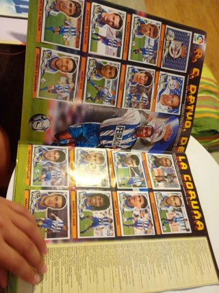 Álbum Liga 2000-2001 LFP INCOMPLETO