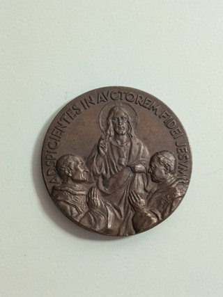 Medalla Vaticana de 1931 Rerum Novarum Bronce