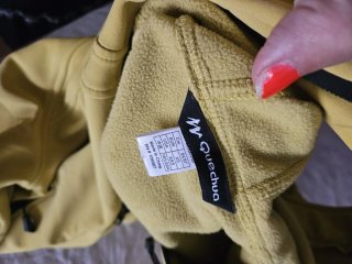 Giubbotto da escursionismo giallo Quechua