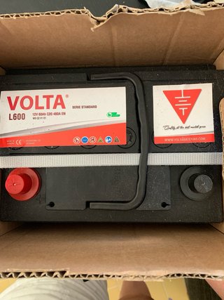 Batería Coche VOLTA L600 12V 60Ah NUEVA