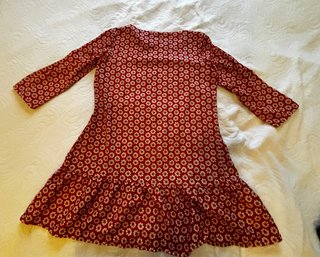 Vestido estampado floral manga francesa T XL