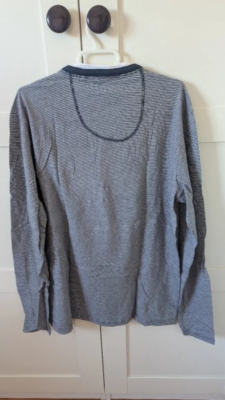 Camiseta de rayas azul marino Talla M