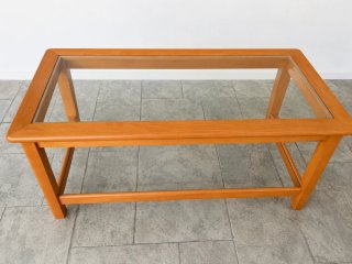 Mesa de centro madera y cristal