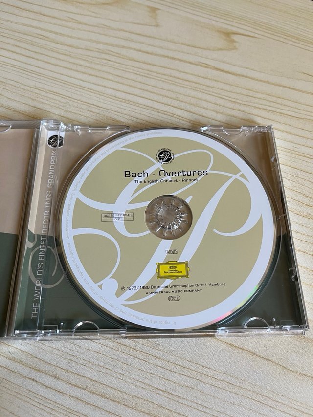 Bach Overtures BWV 1066-1069 CD Trevor Pinnock