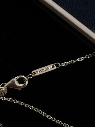 Conjunto Pandora Corazón Rosa y Plata