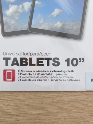 Pack 2 Protectores Pantalla Tablet 10"