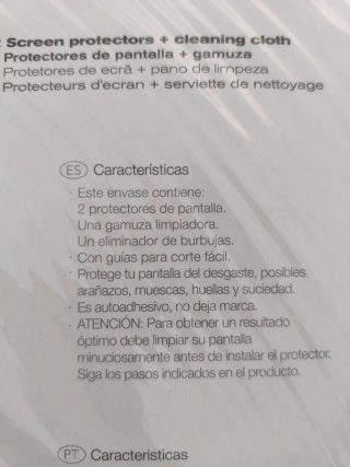 Pack 2 Protectores Pantalla Tablet 10"