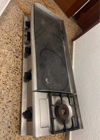 Plancha industrial a gas