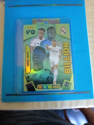 Cromo Panini Vinicius Jr. Mbappé