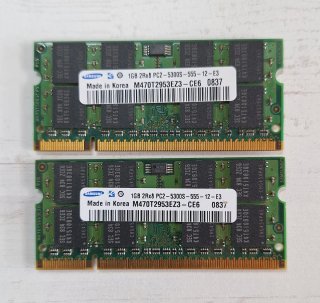 Lote 5x RAM SO-DIMM DDR2 Portátil