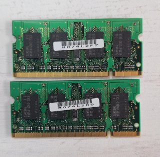 Lote 5x RAM SO-DIMM DDR2 Portátil
