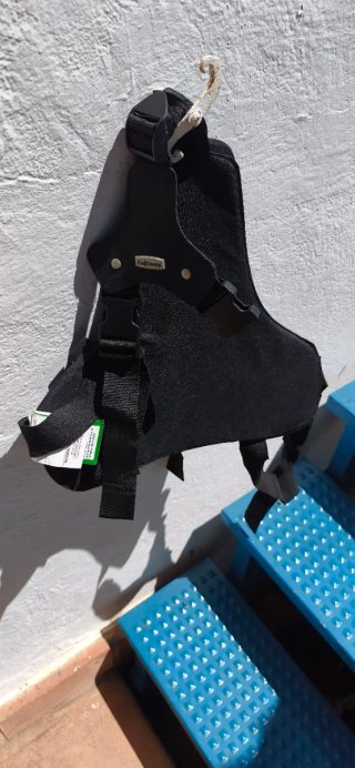 Cojín para piragua negro