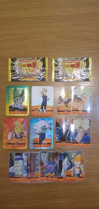 35 Lamincards Dragon Ball Serie X Metal