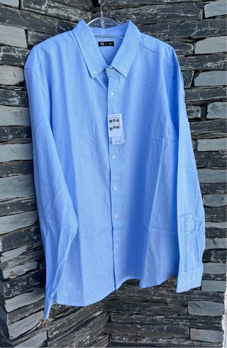 Camisa azul talla XXL