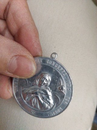Medalla Virgen María Sine Labe Concepta