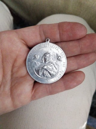 Medalla Virgen María Sine Labe Concepta