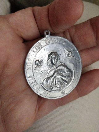 Medalla Virgen María Sine Labe Concepta