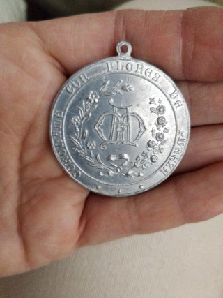 Medalla Virgen María Sine Labe Concepta