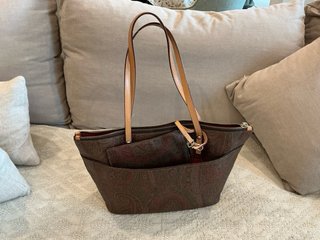 Bolso Etro Piel Marrón Multicolor