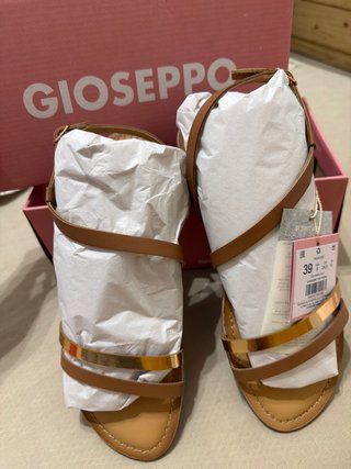 Sandalias Piel Natural Gioseppo mujer talla 39