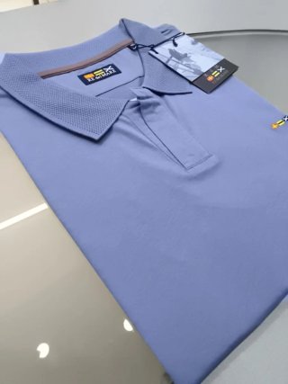 Re del Mare Polo Uomo Blu Chiaro 4XL
