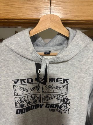 Sudadera Gris Universal People XXL