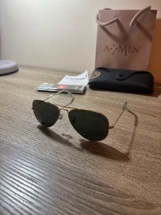 Gafas Ray-Ban Aviator Classic Doradas/Negras
